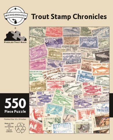 "Trout Stamp Chronicles," 550-Piece Puzzle