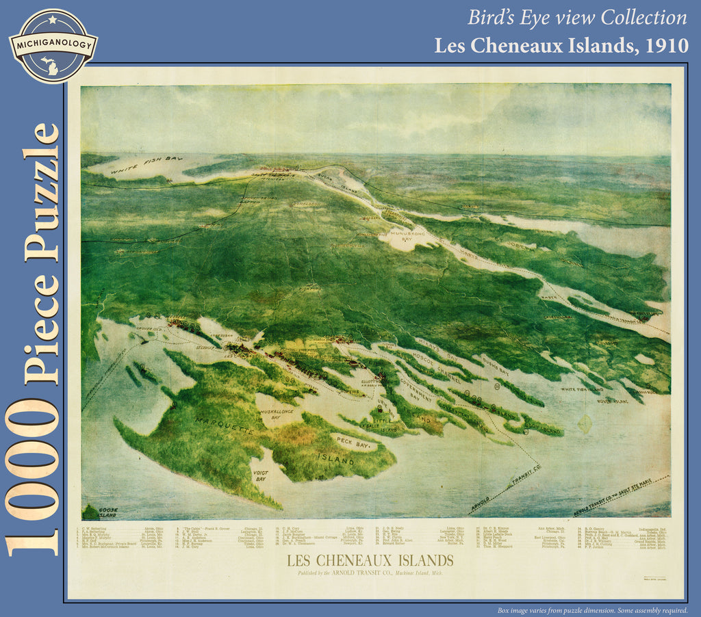 Les Cheneaux Islands, 1910 Puzzle