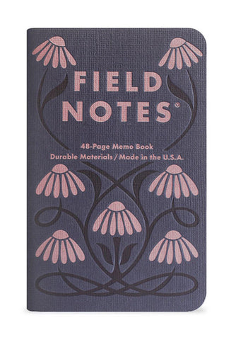 Field Notes Fall Flowers Memo Book 3-Pack