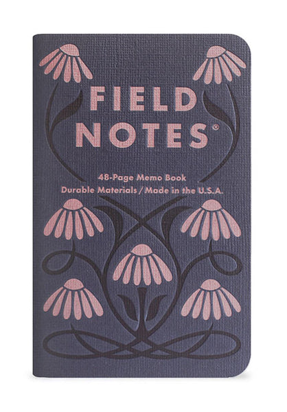 Field Notes Fall Flowers Memo Book 3-Pack