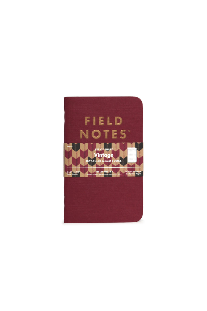 Field Notes Vintage Memo Book 3-Pack
