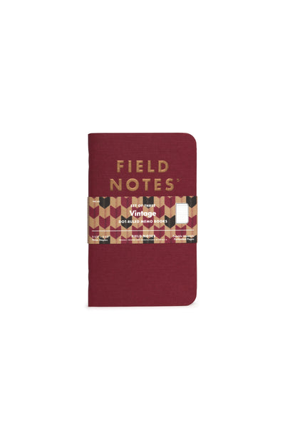 Field Notes Vintage Memo Book 3-Pack