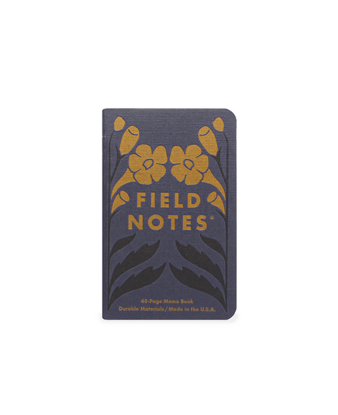 Field Notes Fall Flowers Memo Book 3-Pack