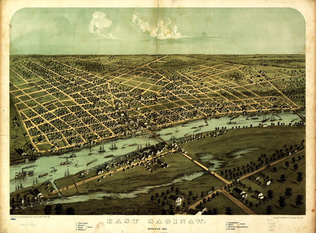 East Saginaw, 1867
