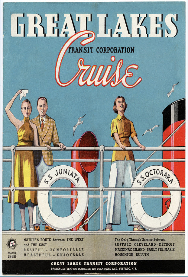 Great Lakes Cruise, 1936 Magnet