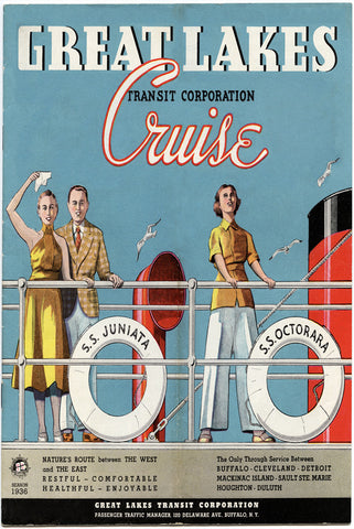 1936 Great Lakes Cruise Magnet