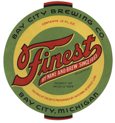Finest Beer Label Print