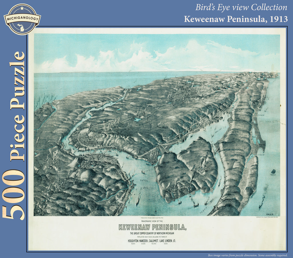 Keweenaw Peninsula, 1913 Puzzle