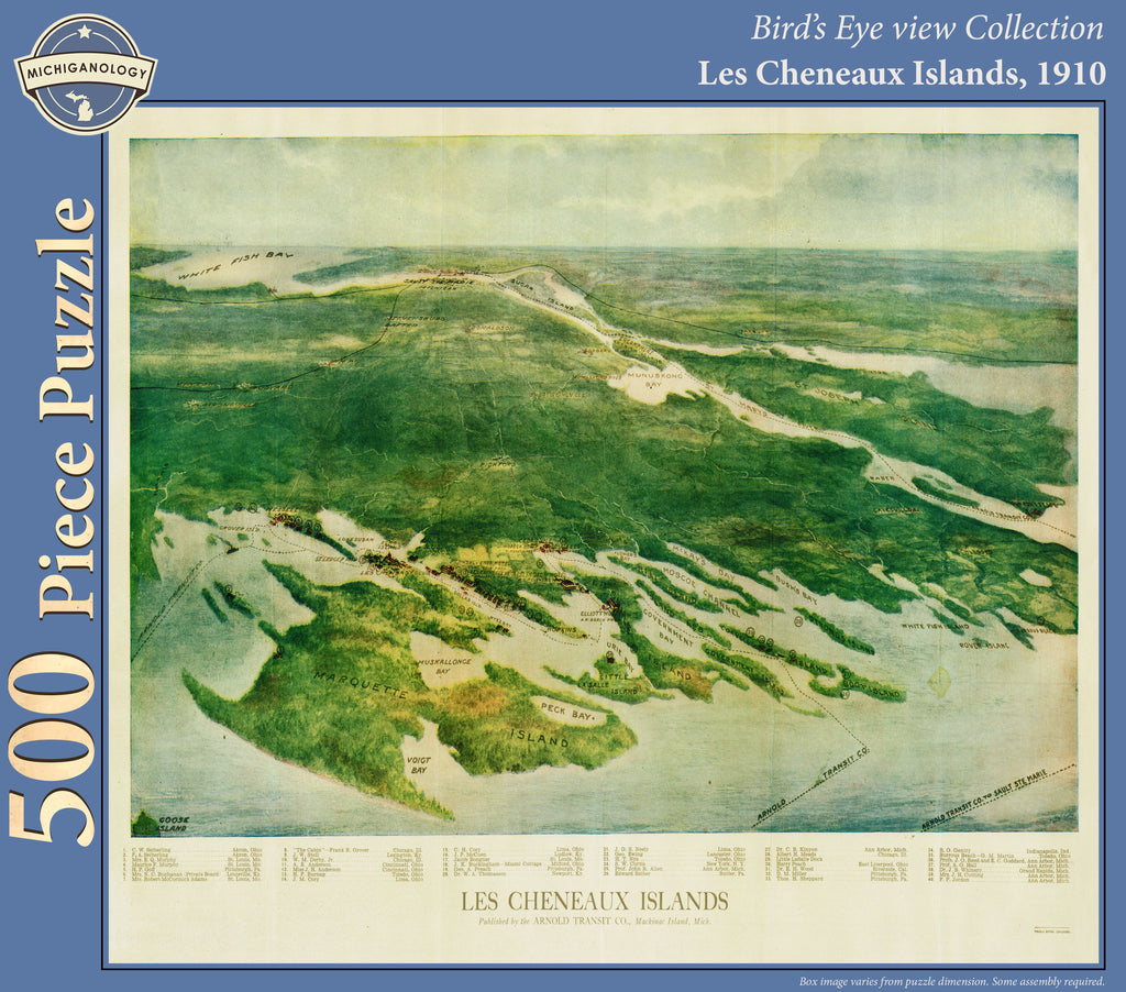 Les Cheneaux Islands, 1910 Puzzle