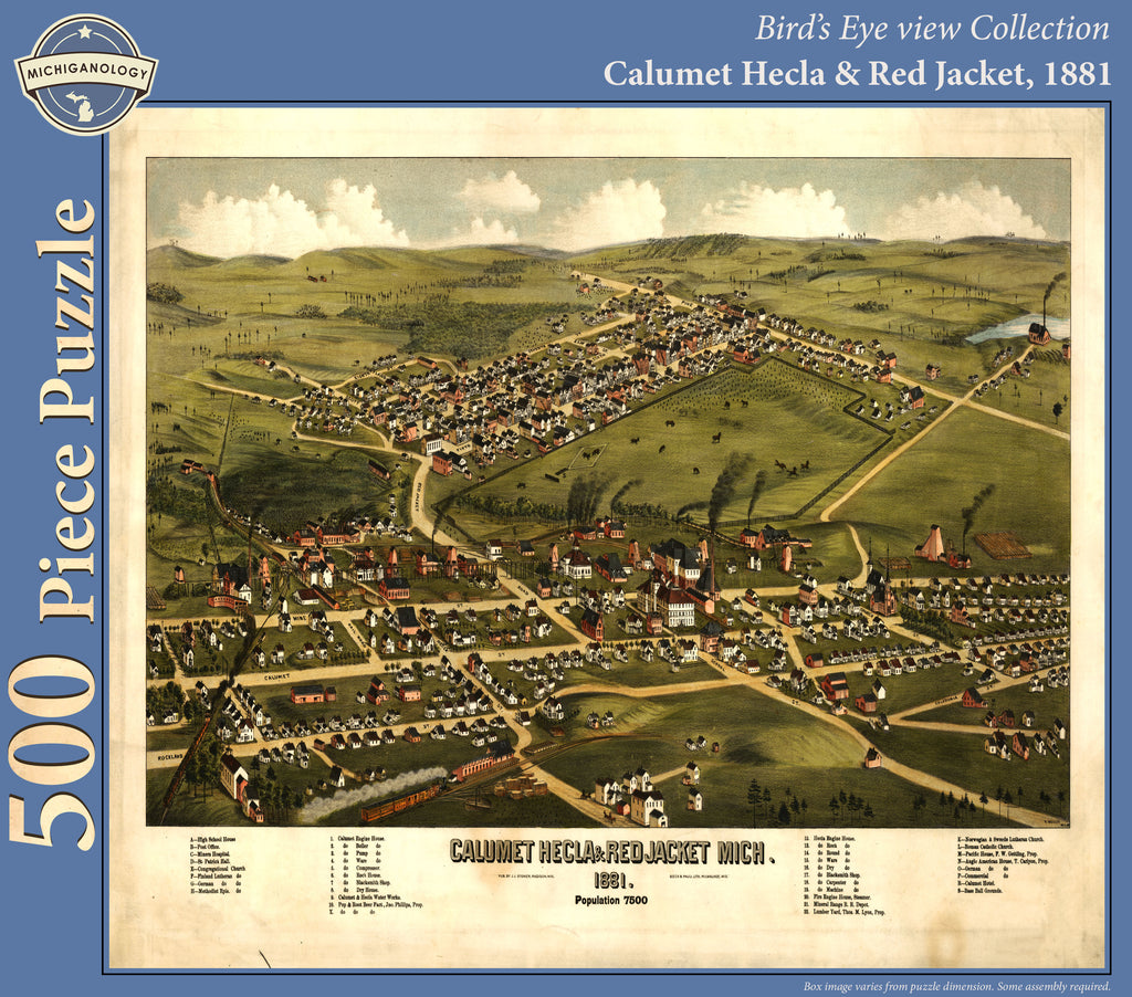 Calumet Hecla and Red Jacket, 1881 Puzzle