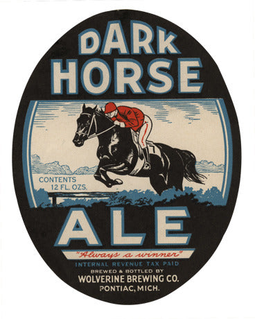 Dark Horse Ale Label Print